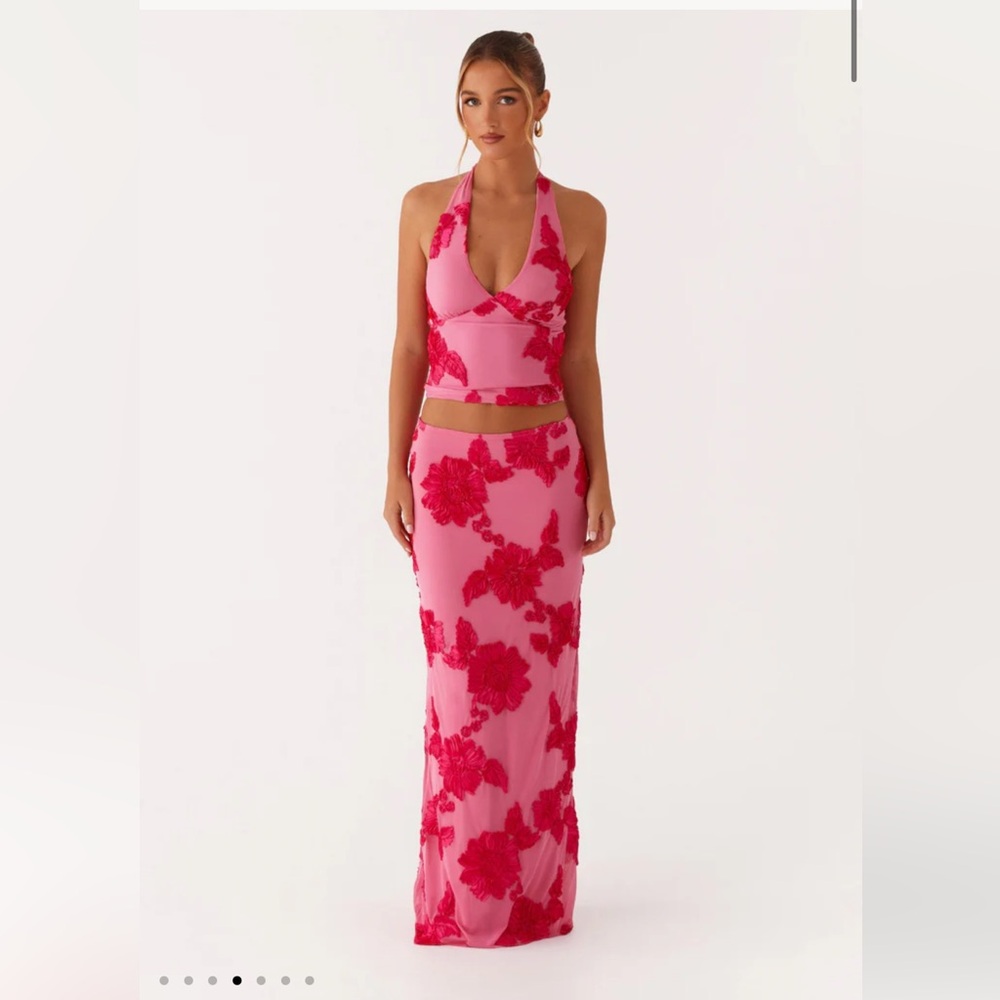 Peppermayo Radiate Halterneck Top - Pink NWT